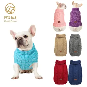 suéter de malha para cães