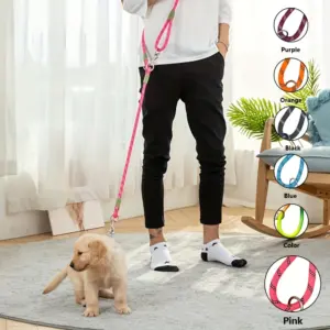 coleira ajustável para cães lavável