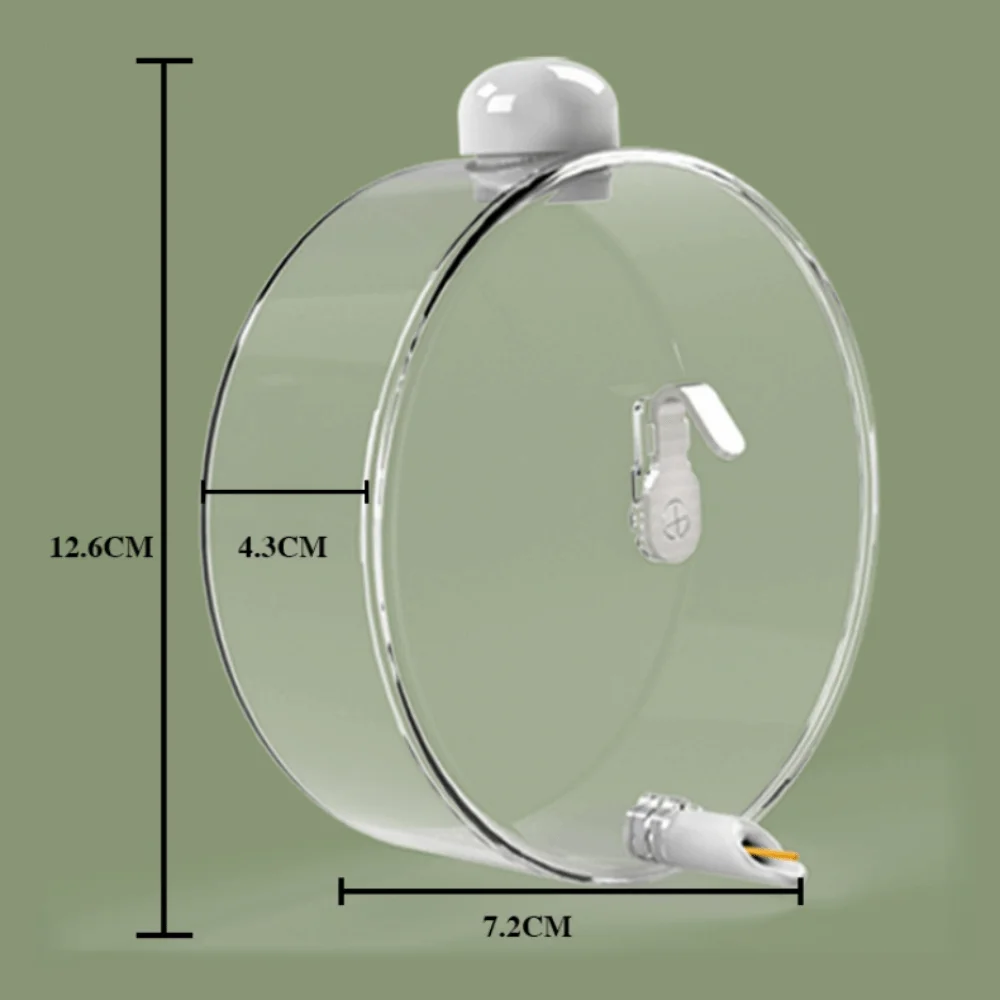 Bebedouro para Pássaros 350ml Transparente com Gancho para Gaiola - Imagem 6
