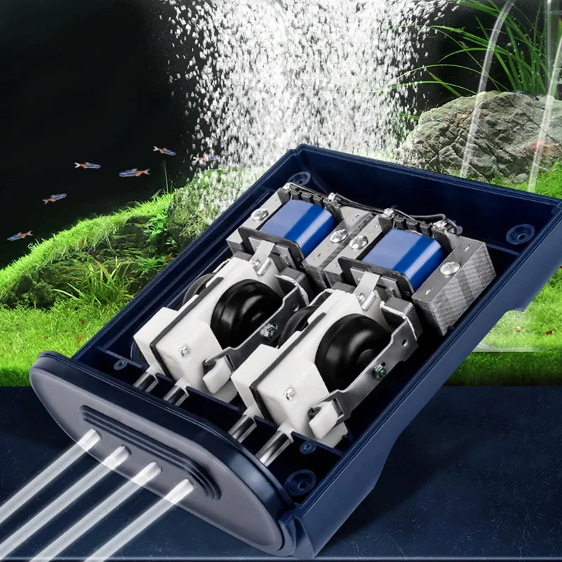 Bomba de Ar para Aquário 220V 2W-14W com Válvula de Retenção - Imagem 6