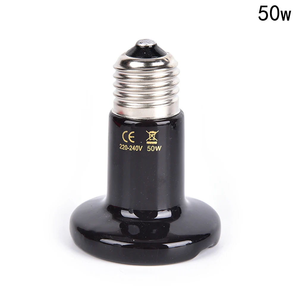 Lâmpada de Aquecimento Cerâmica para Répteis 25W/50W/75W/100W Infravermelha - Imagem 4