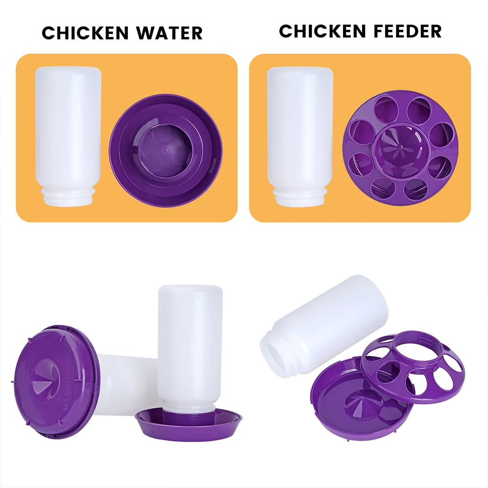 Bebedouro Automático para Aves 1L Balde para Água Fresca - Imagem 3