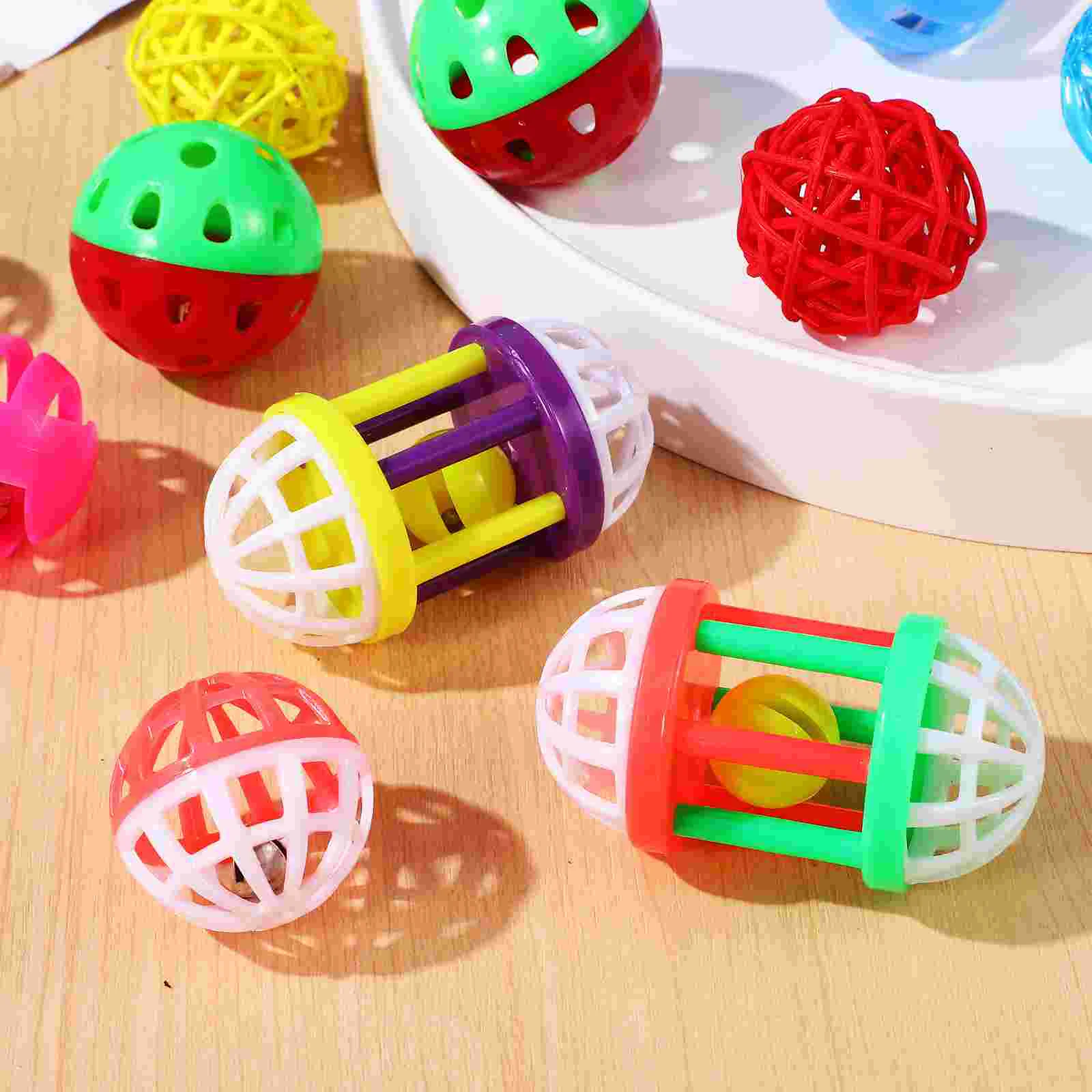 Brinquedos para Pássaros 12 Peças Plástico para Gaiola - Image 2