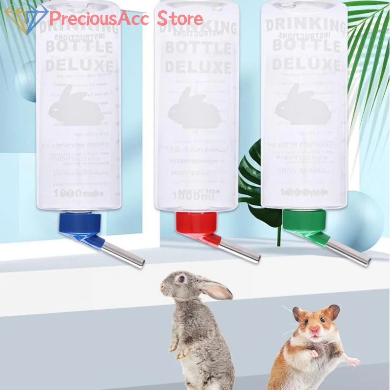 Bebedouro 1000 ml para Hamster Coelho e Roedores com Bico de Esfera - Imagem 4