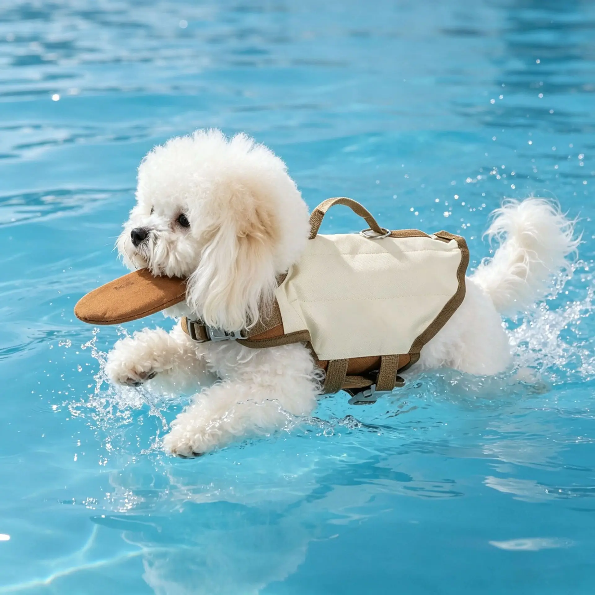 Colete Salva-Vidas para Cães com Alça de Resgate Ajustável - Image 2