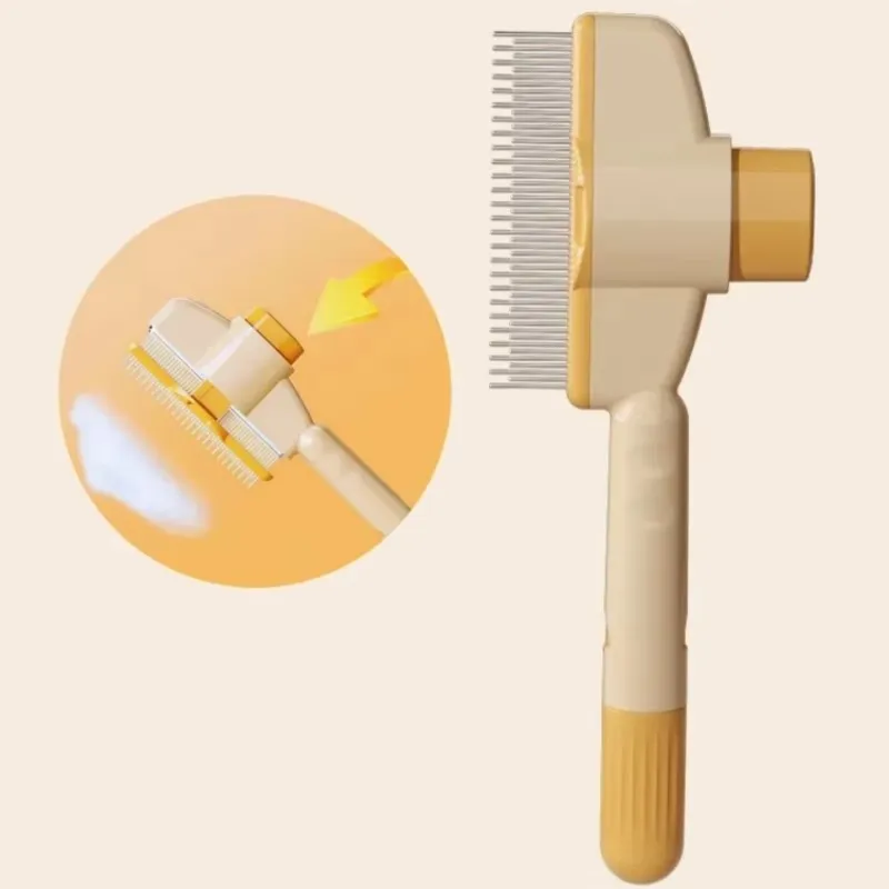 Pente Removedor de Pelos para Cães e Gatos com Botão Autolimpante - Imagem 6