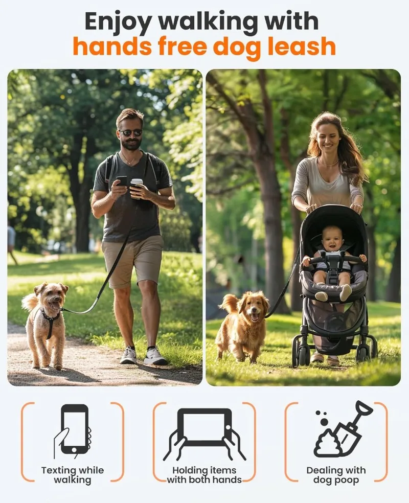 Coleira Multifuncional para Cães Transversal com Alça Refletiva - Image 6