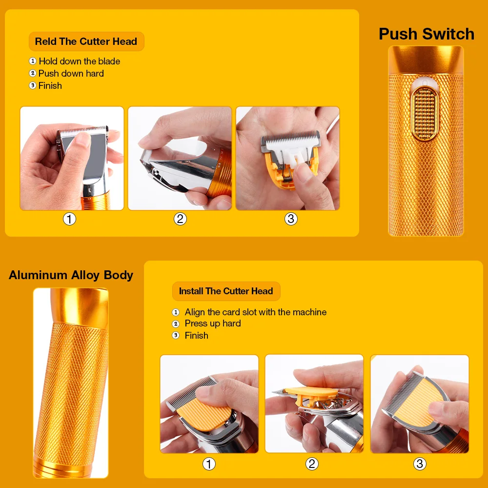 Tosquiadeira Elétrica para Cães e Gatos 380W com Pentes de 3 a 12 mm - Imagem 4