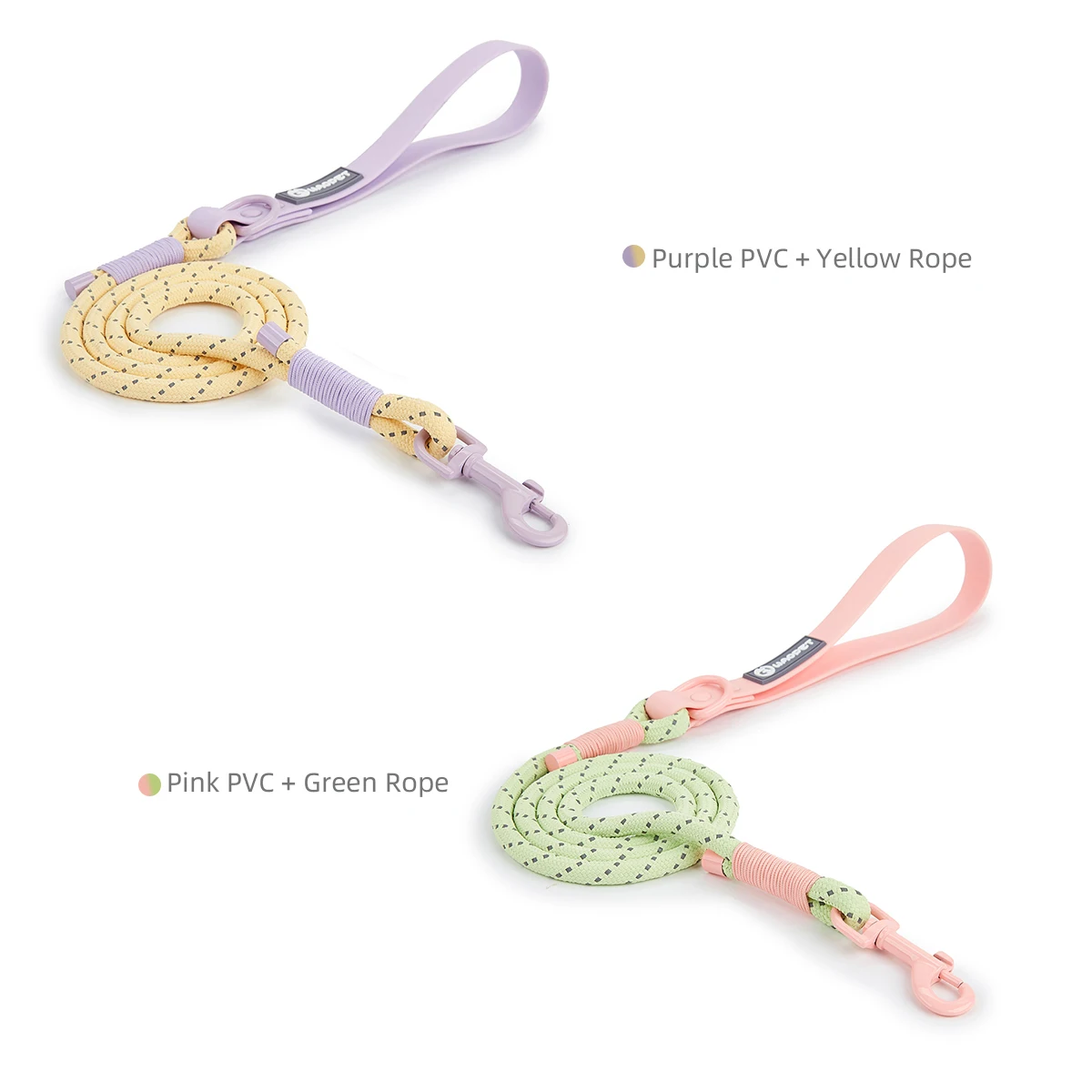 Coleira para Cães Pequenos e Médios de PVC Biothane e Nylon Refletivo - Image 5