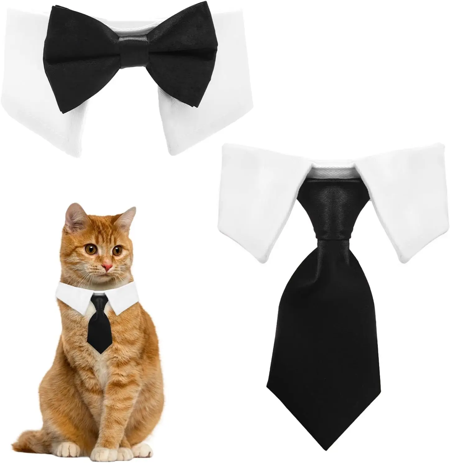 coleira com gravata borboleta para gatos