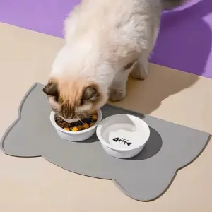 tapete de silicone para alimentação de pets