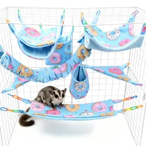 rede para hamster e petauro-do-açúcar 8 peças