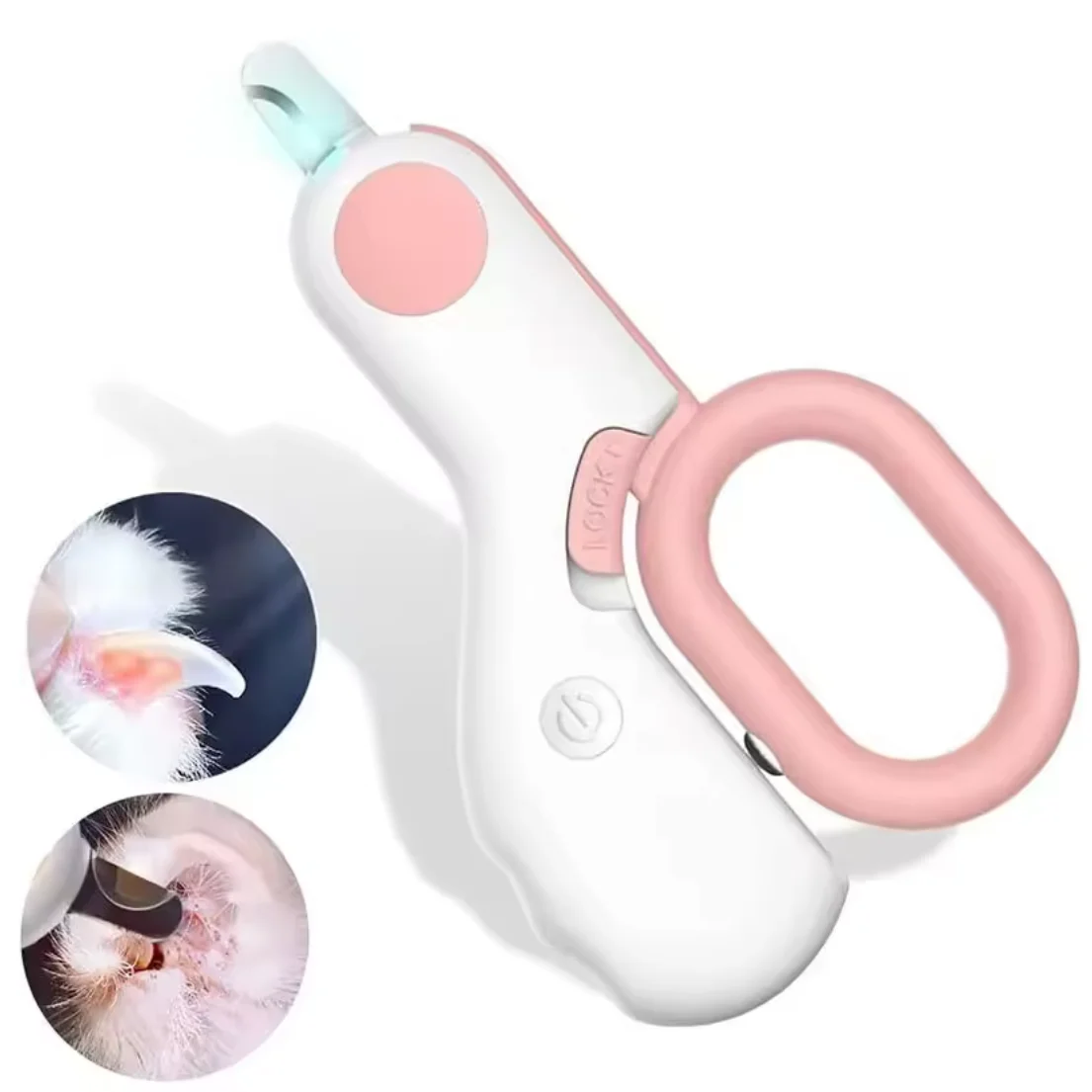 Cortador de Unhas para Cães e Gatos com Luz LED e Trava de Segurança - Imagem 5