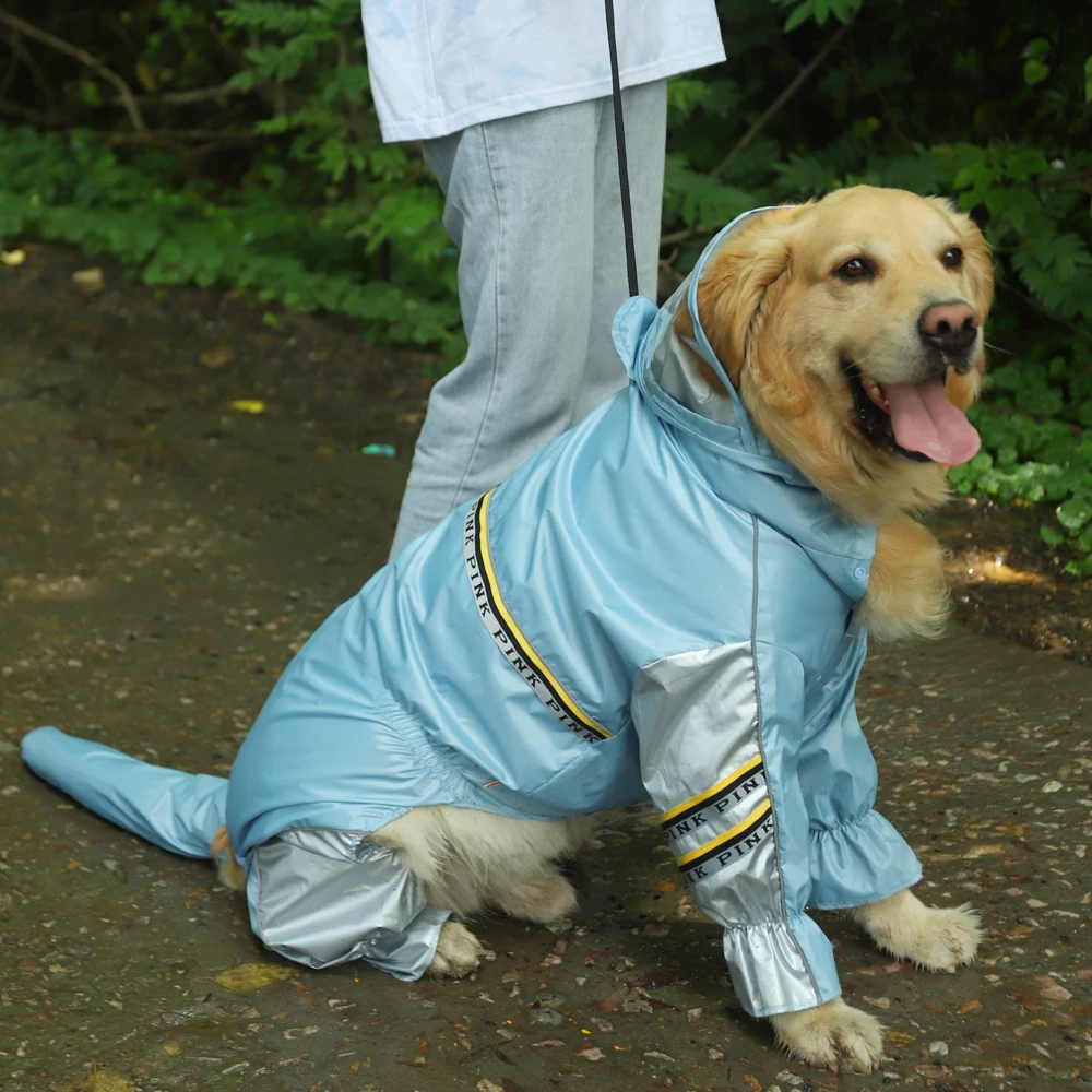Capa de Chuva para Cães Grandes com Tiras Reflexivas - Imagem 3