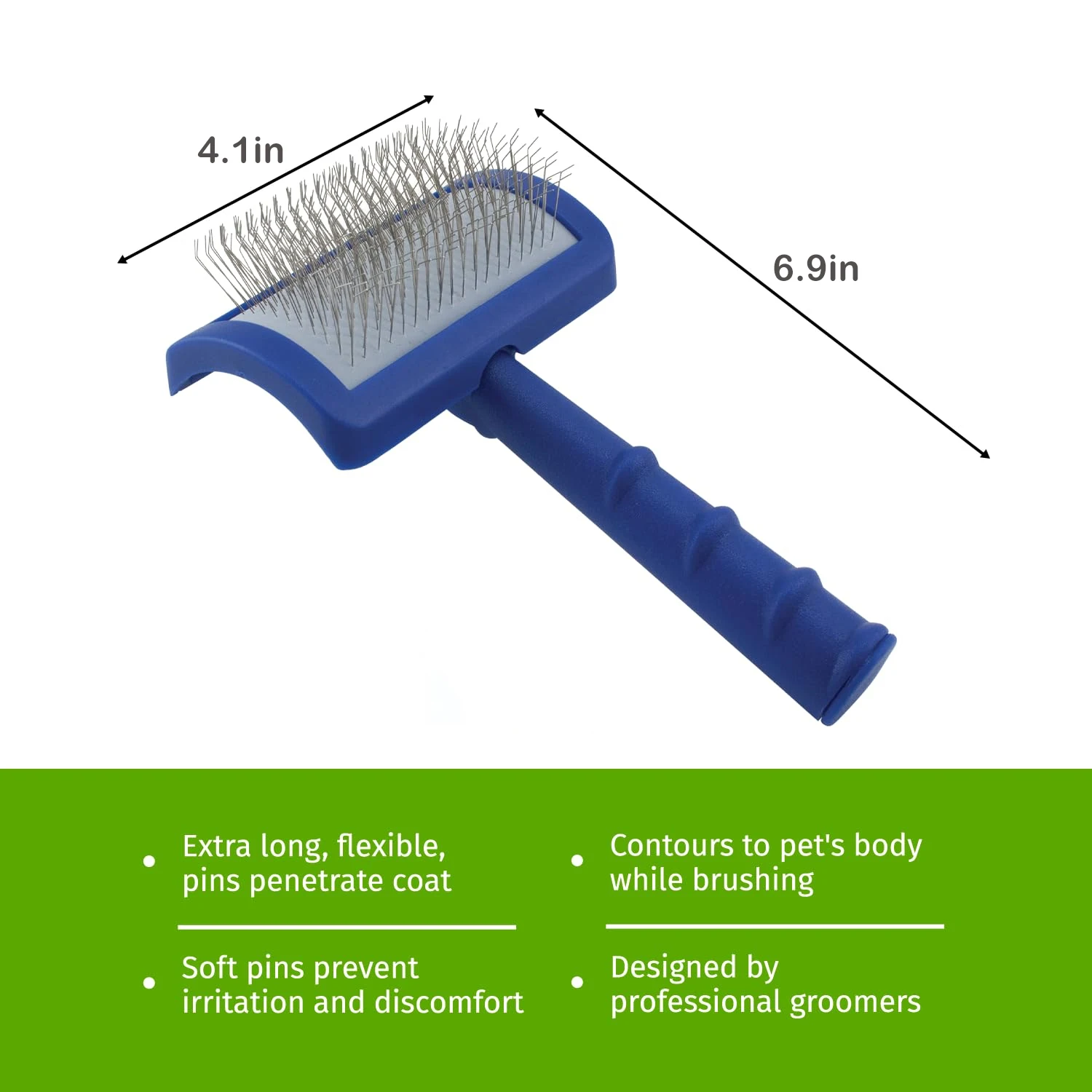 Escova Cortadora para Cães e Gatos com Pinos Longos e Flexíveis - Imagem 2