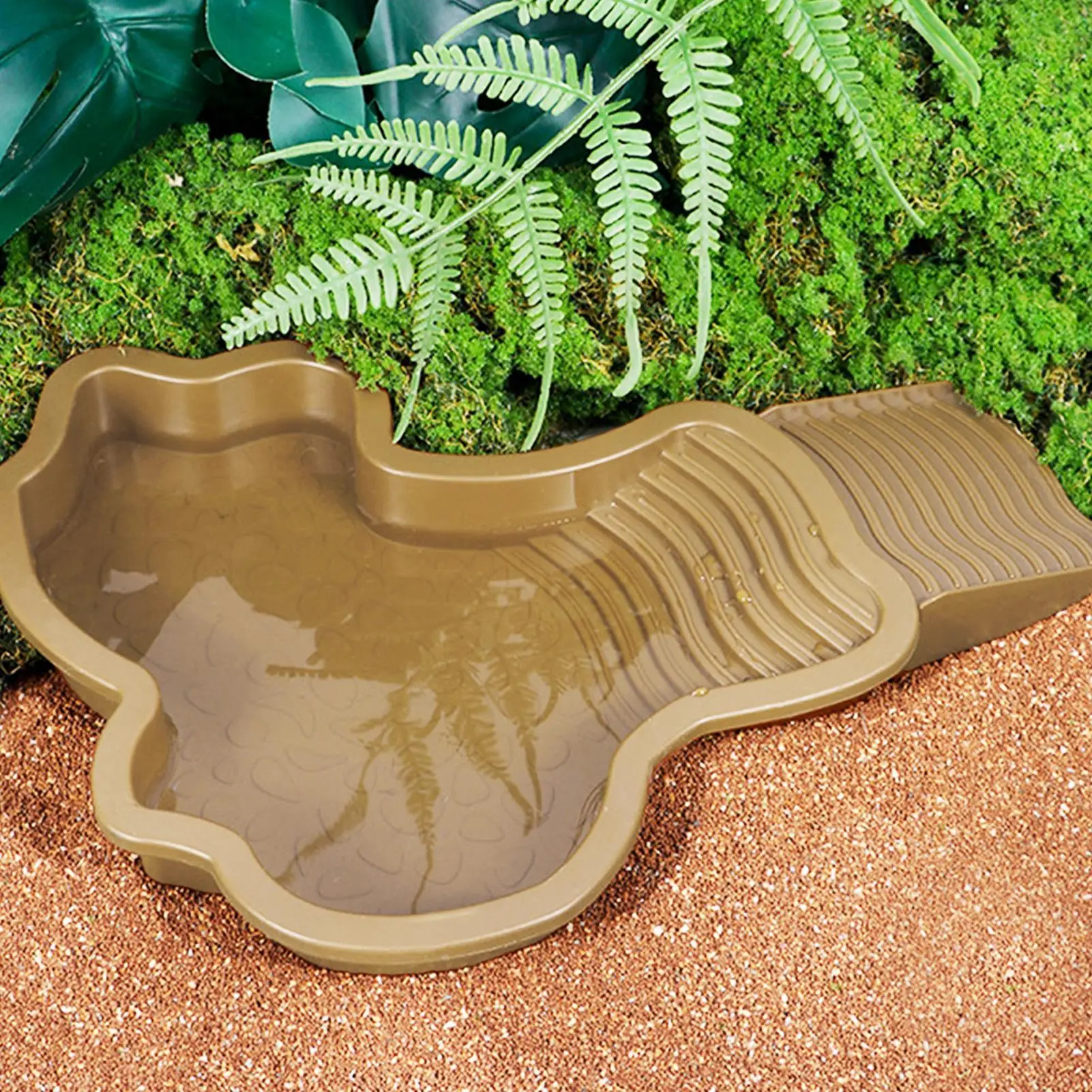 Piscina para Répteis com Rampa e Escada Removível 35x28,5x4,3 cm - Imagem 5