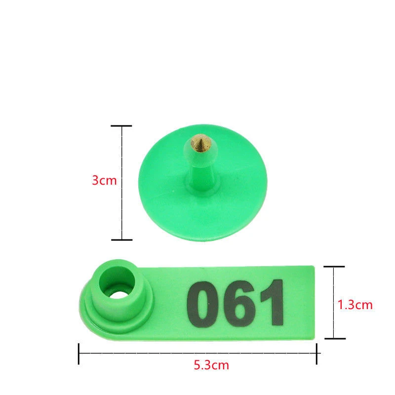 Etiqueta de Orelha para Ovinos com Numeração 001-500 - Imagem 2