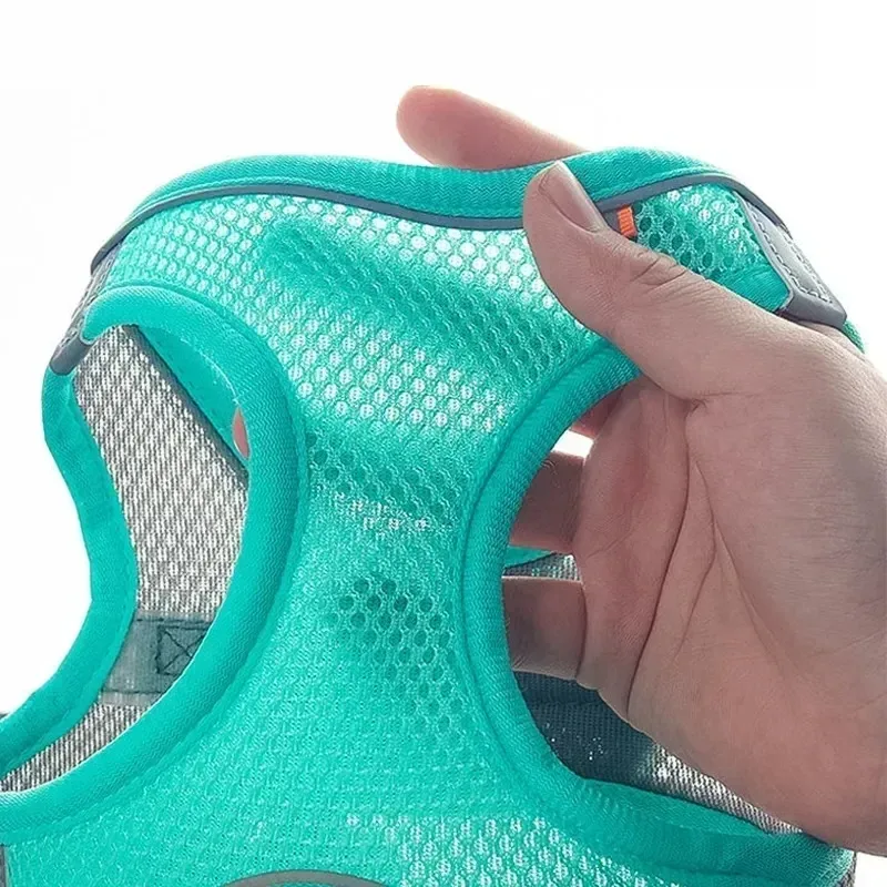Colete Peitoral para Cães e Gatos com Faixa Refletiva para Passeio - Imagem 3