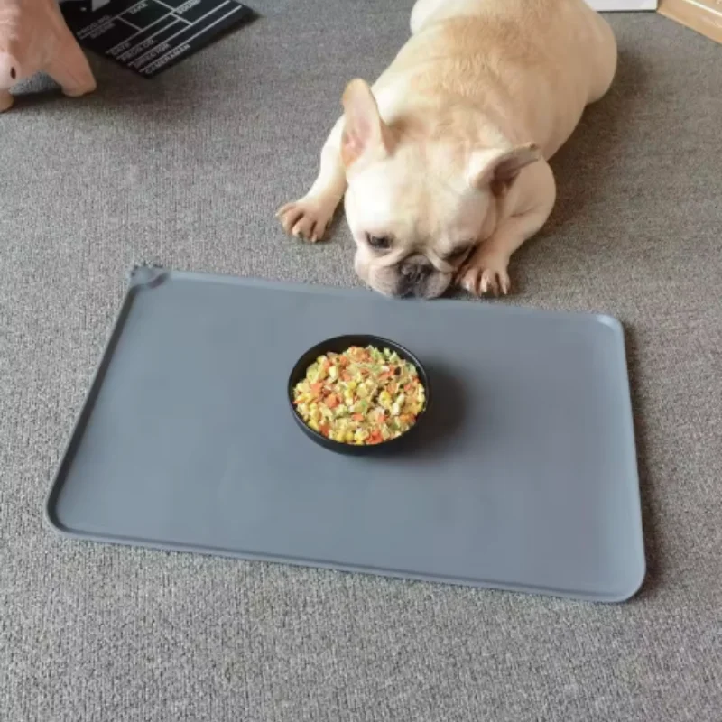 Tapete de Silicone para Comida de Pet Impermeável e Antiderrapante - Imagem 5
