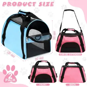 bolsa de transporte dobrável para cães e gatos