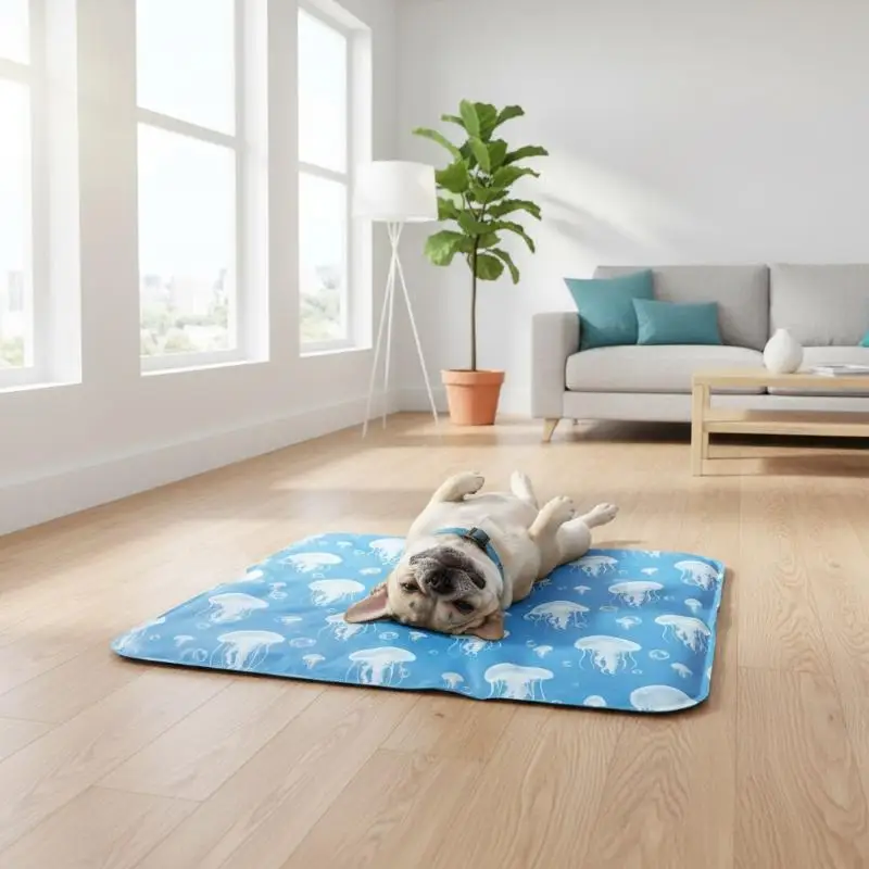 Tapete Gel para Cães e Gatos Auto-Refrigerante para Camas e Gaiolas - Image 3