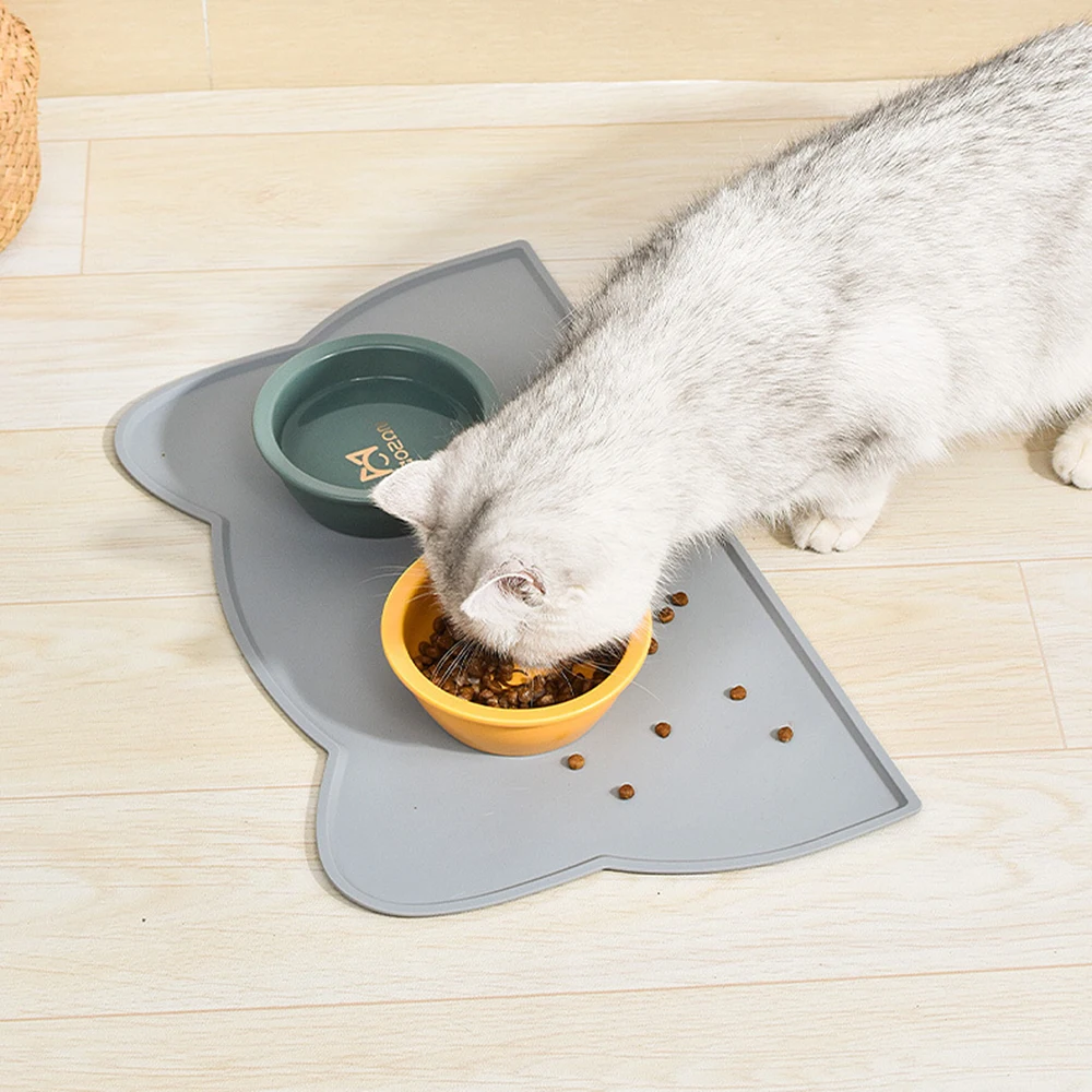Tapete Comedouro para Cães e Gatos de Silicone 44x25 cm Antiderrapante - Image 2