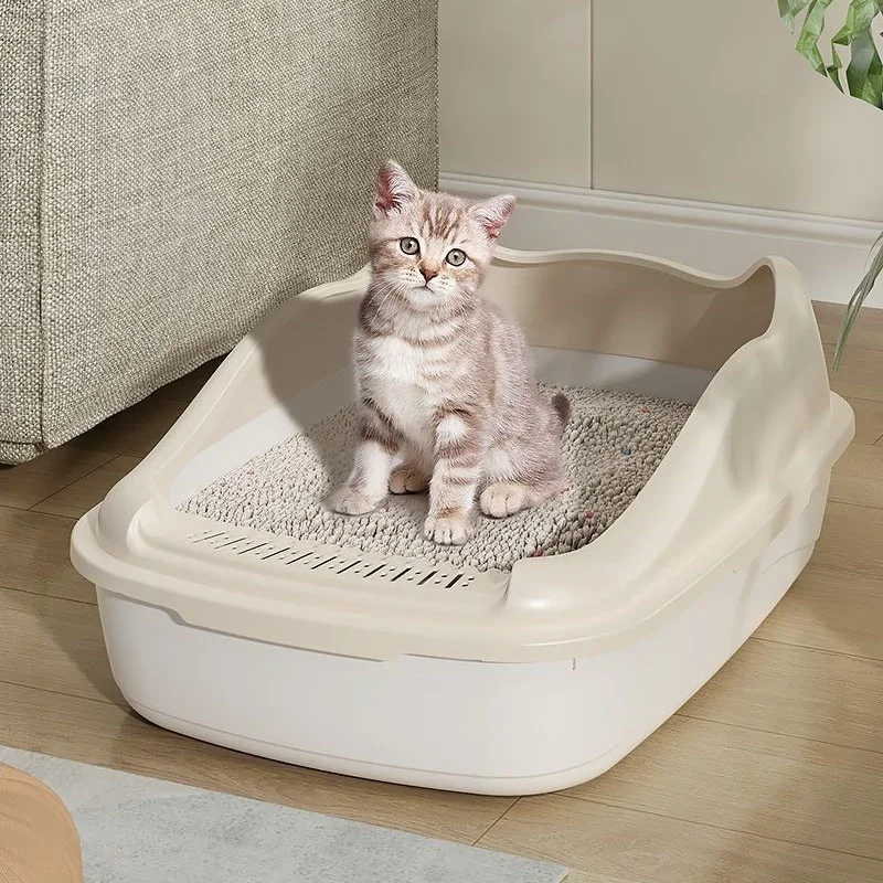 Caixa de Areia para Gatos com Laterais Altas Antirrespingo - Imagem 3