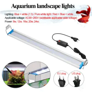 luminária de led para aquário