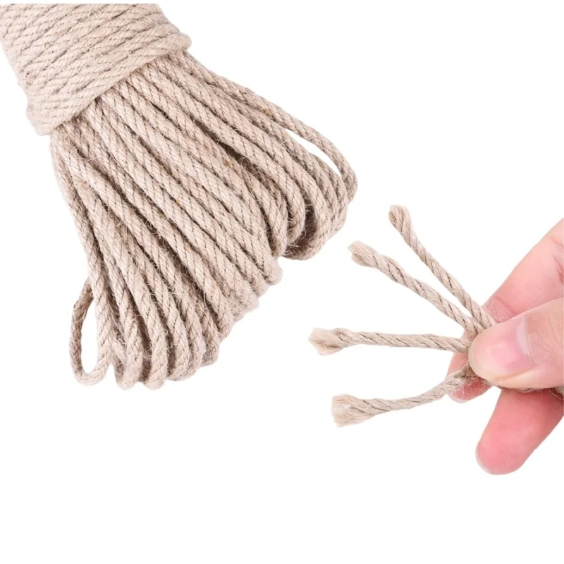 Corda de Sisal Natural para Gatos, Proteção de Móveis, 65 Pés - Image 6