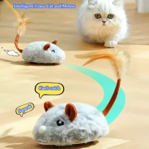 brinquedo para gato rato interativo