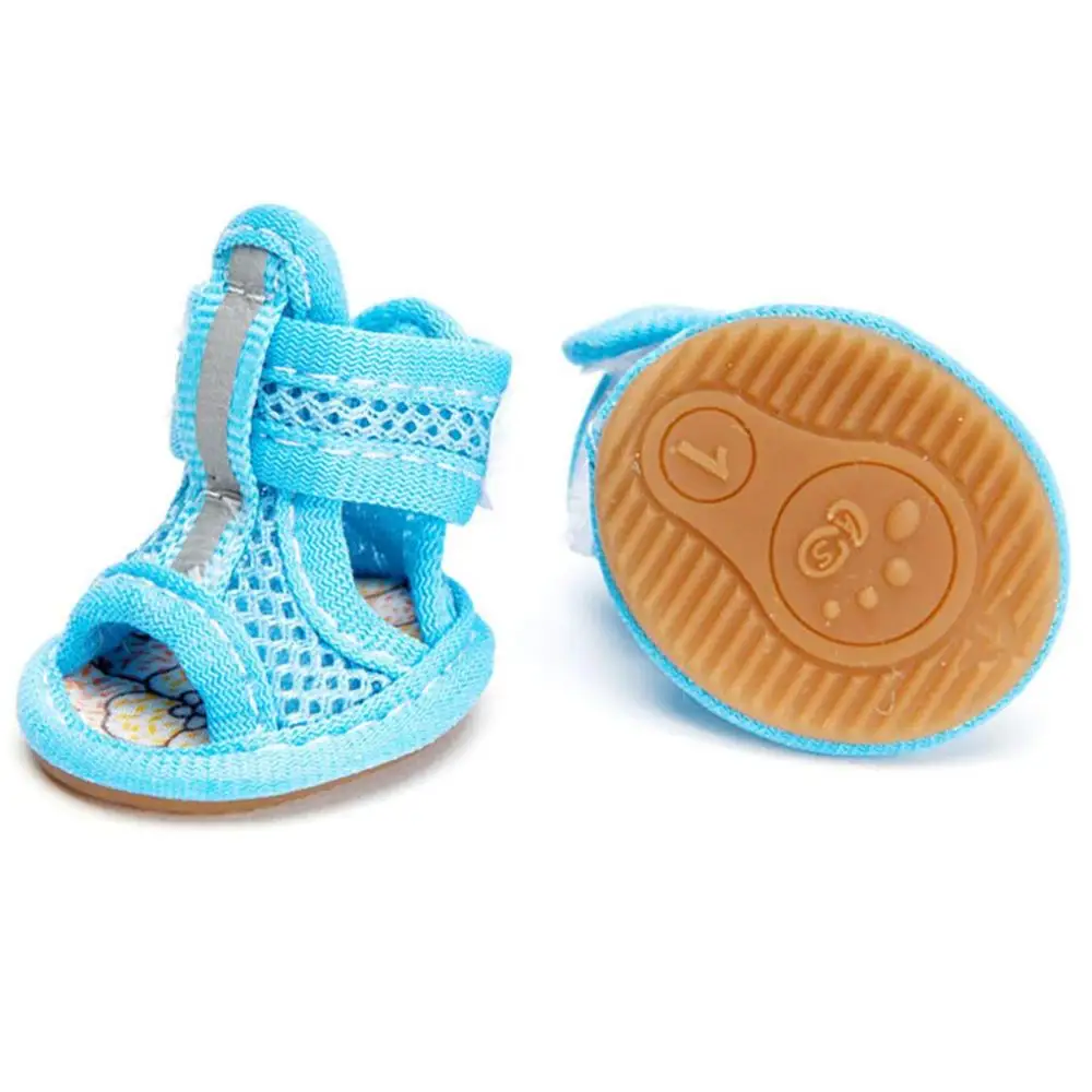 Sapatos para Cães Antiderrapantes com Faixa Refletiva, 4 Peças - Imagem 4