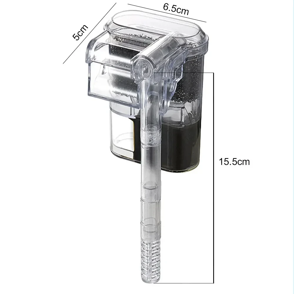 Filtro Hang On Back USB 2.5W para Aquários até 30cm Profundidade - Imagem 6