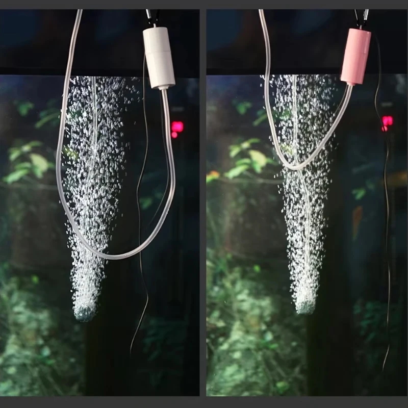Bomba de Ar USB para Aquário 1 W com Pedra Difusora e Tubo de Silicone - Imagem 6
