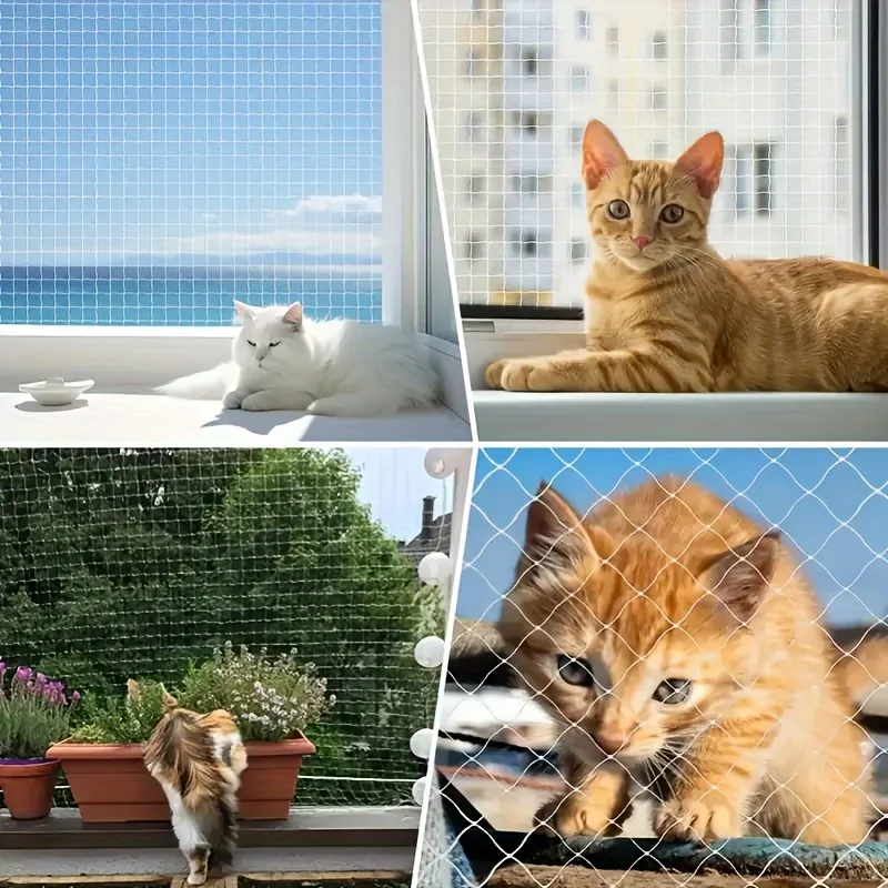 Rede de Proteção para Gatos em Poliéster de Alta Resistência - Imagem 4