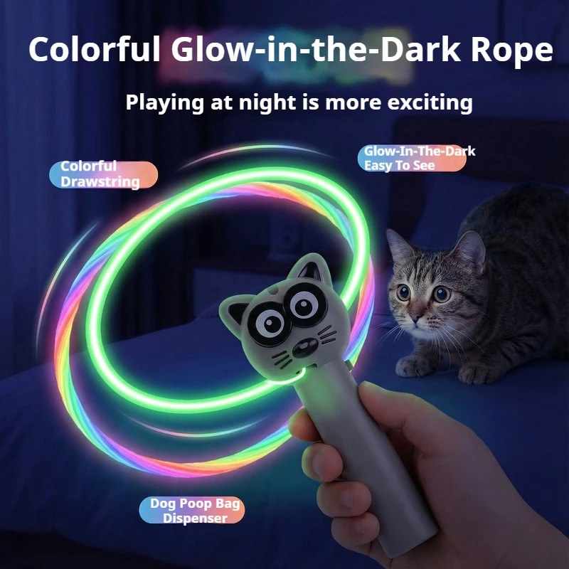 brinquedo elétrico para gatos com corda