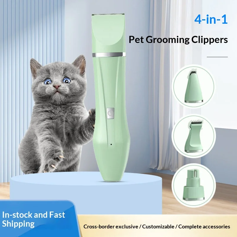Máquina de Tosa para Cães e Gatos Recarregável com Lâmina Lavável - Imagem 3