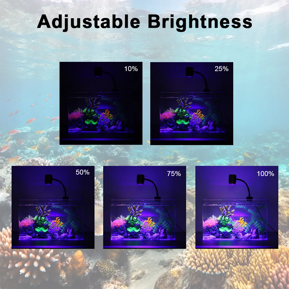 Luz LED para Aquário com Timer e Modo Regulável 24/7 - Imagem 4