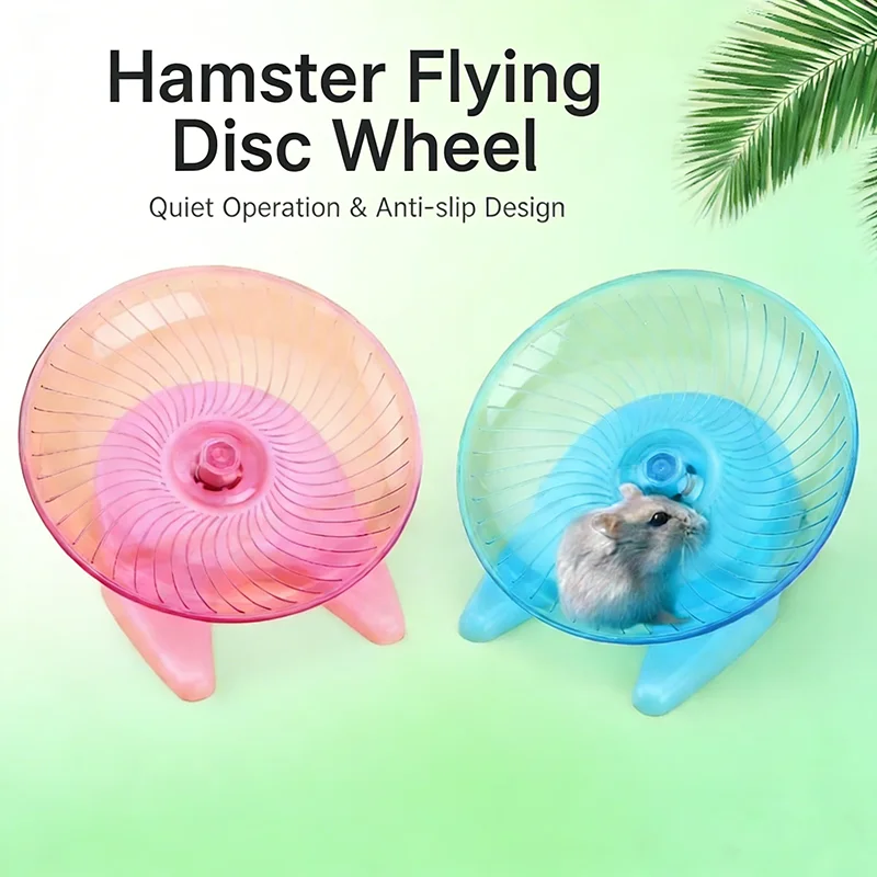 Roda de Exercício para Hamster Silenciosa com Base Estável - Imagem 2