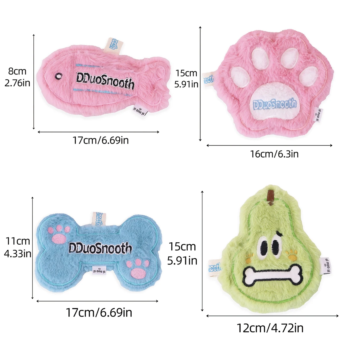 Brinquedos Sonoros para Cães e Gatos de Pelúcia - Image 3
