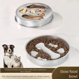 tigela de alimentação lenta para cães e gatos