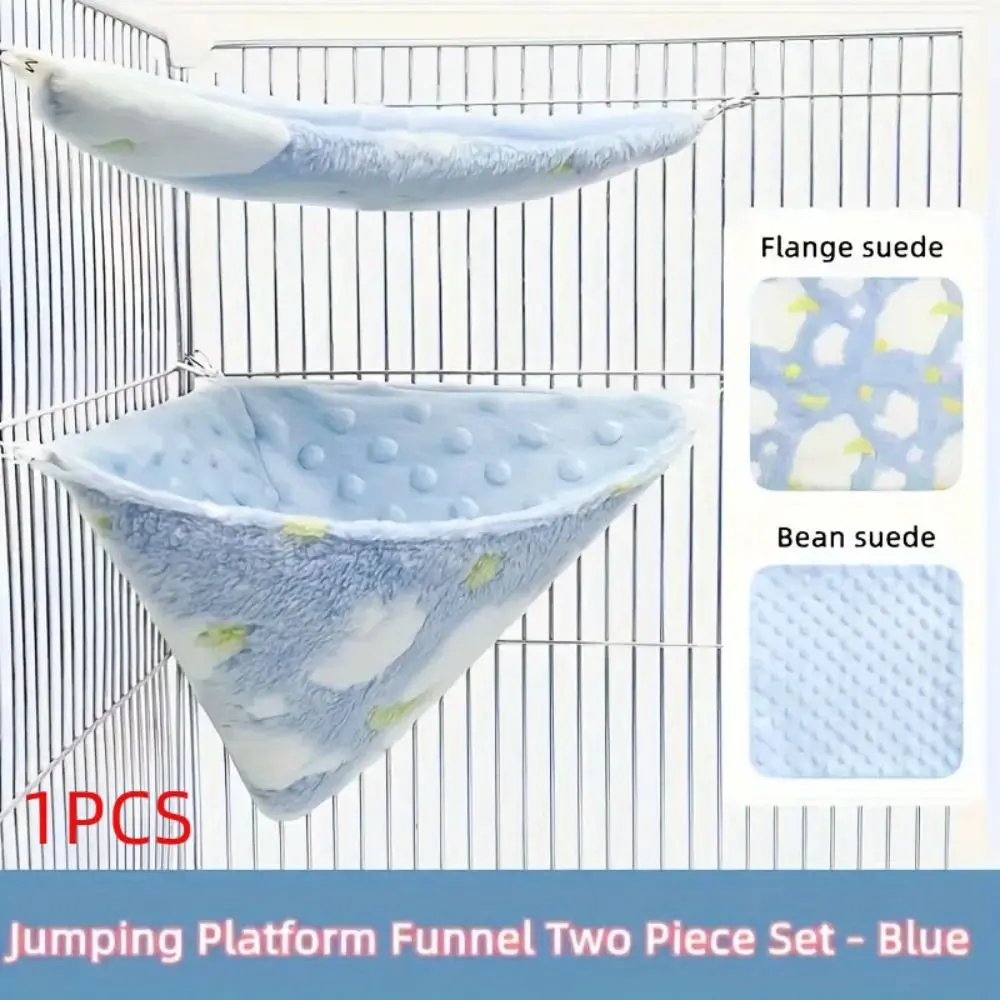 Cama Suspensa para Hamsters e Pássaros em Veludo Flanelado - Imagem 5