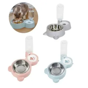 comedouro e bebedouro automático para cães e gatos