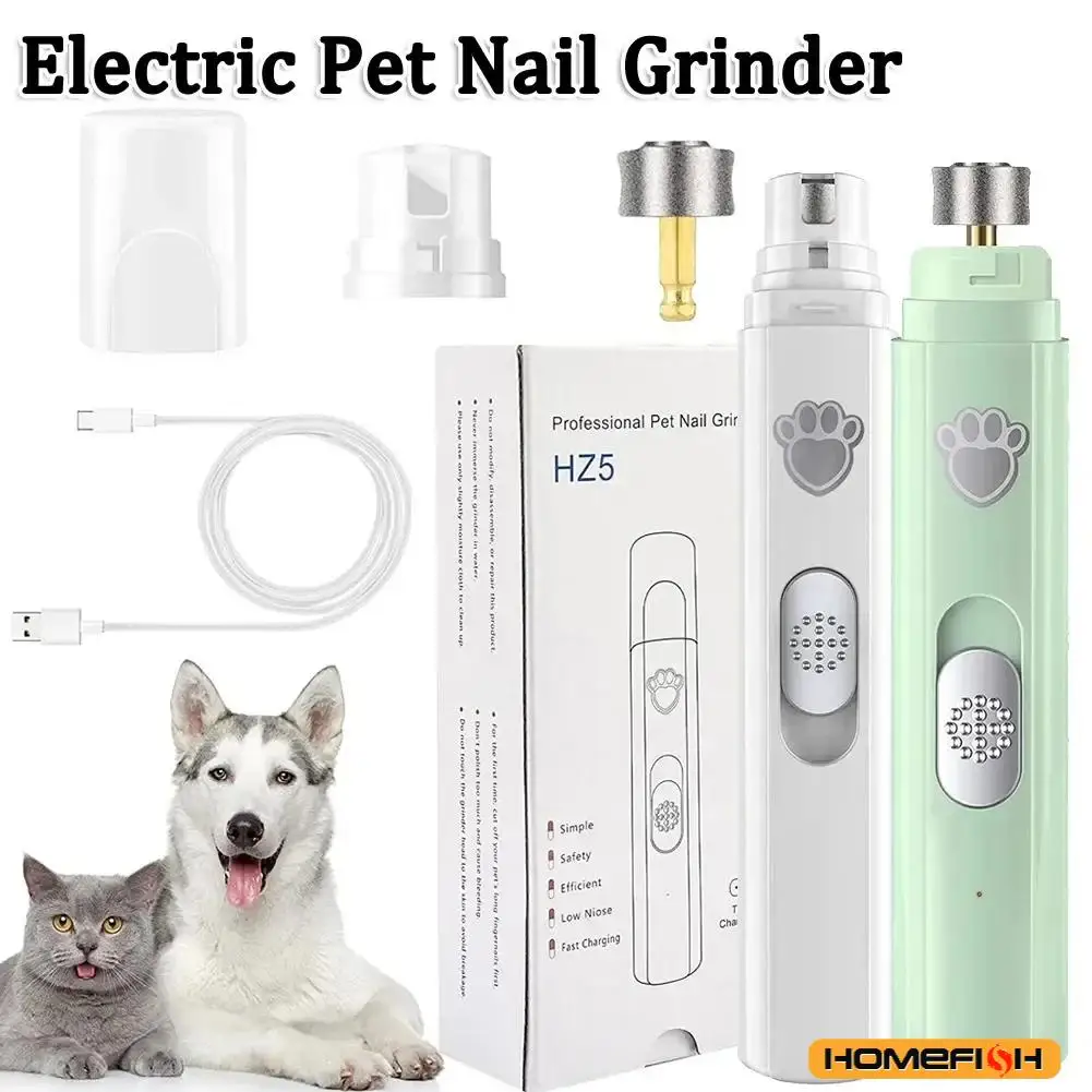 Aparador de Unhas para Cães Recarregável USB com Duas Velocidades - Image 4