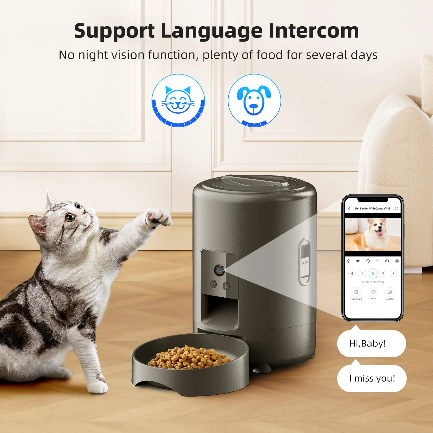 alimentador automático para gatos e cães