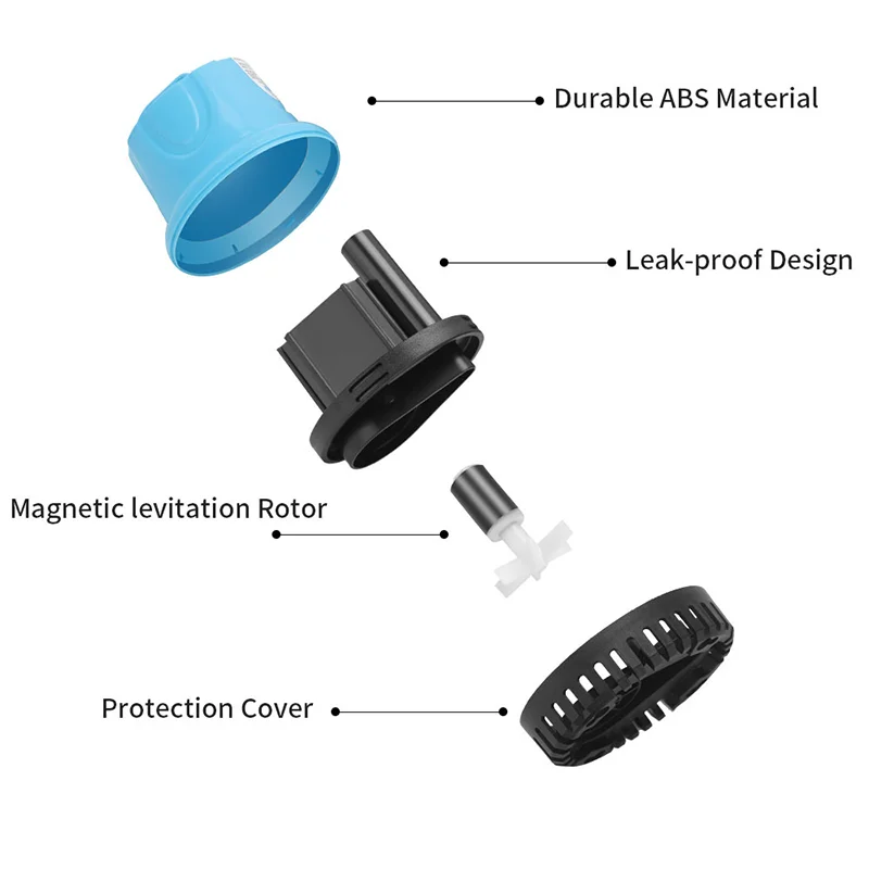 Bomba Submersível para Aquário 10W com Sucção Inferior 360° - Imagem 5