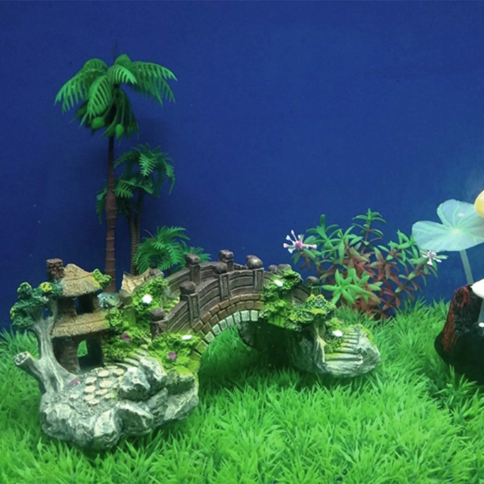Ponte Artificial de Resina para Aquário: Decoração de Paisagem - Imagem 2