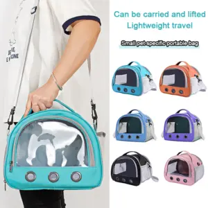 mochila de transporte dobrável para pets