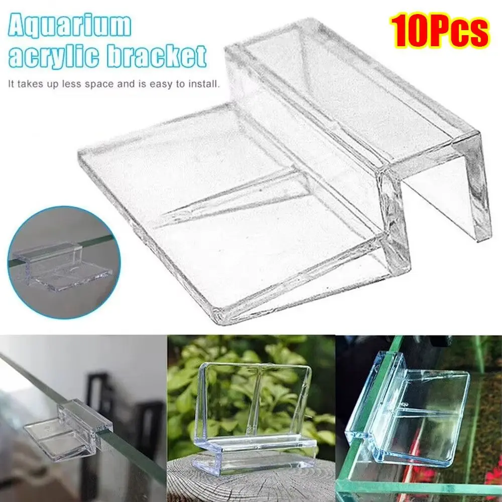 Clipe de Acrílico Transparente para Tampa de Aquário de 5mm - Imagem 4