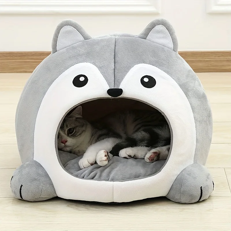 Cama Tenda para Gatos Pequenos e Médios com Design de Caverna - Imagem 3