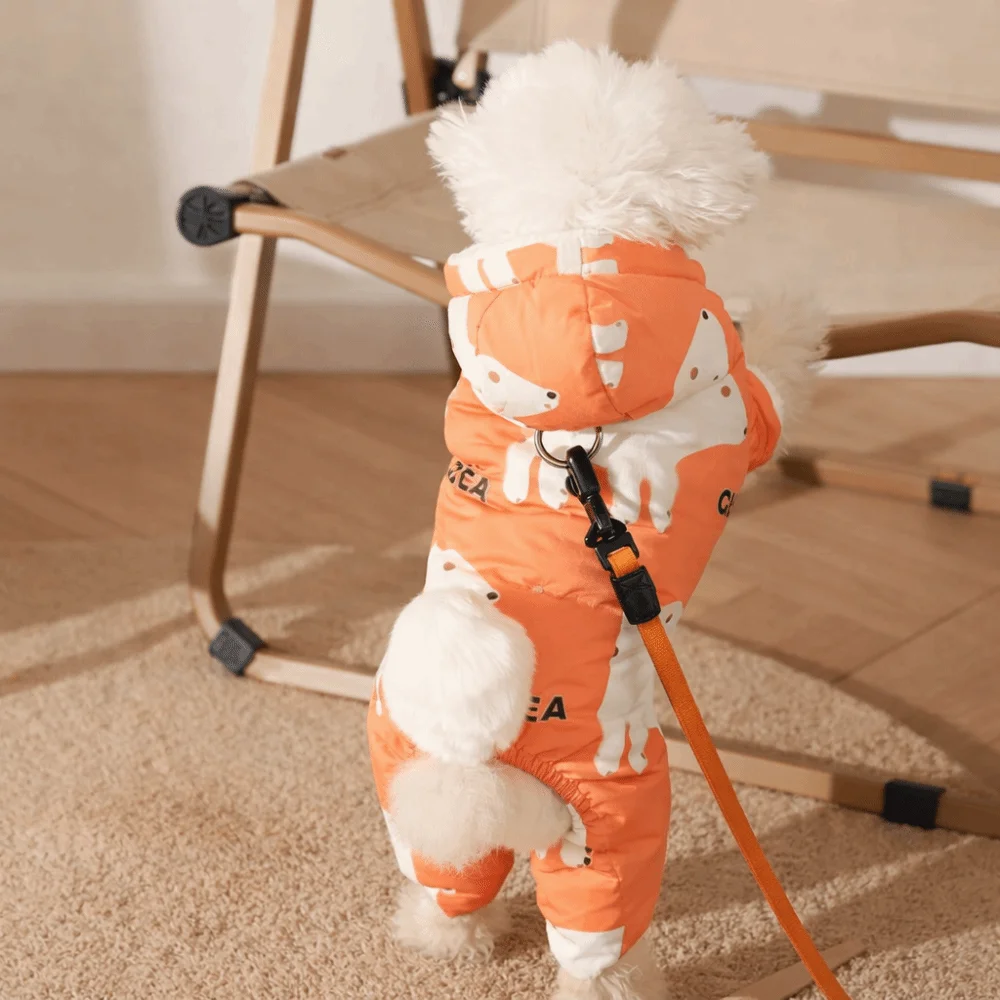 Roupa para Cães de Poliéster Forrada a Lã para Inverno - Imagem 4